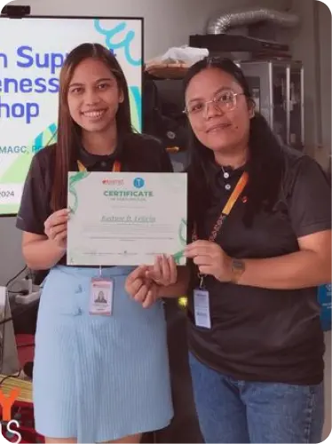 Certificate Received during Social Impact