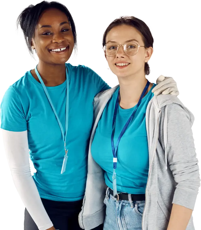 Image of 2 ladies ready to drive for positive change